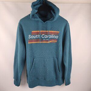 State of Mine Hoodie Mens Large Green South Carolina Graphic Sweatshirt NWT